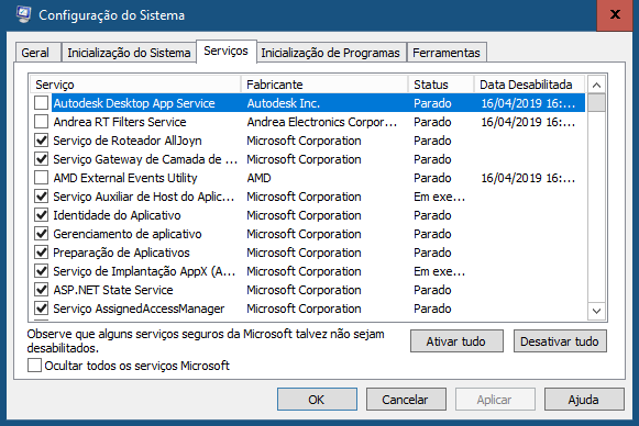 msconfig